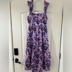 J. Crew Floral Midi Dress